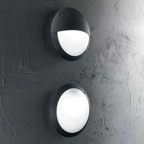 Aplica de perete pt. exterior, diam.30cm, IP66, POLAR-1 AP1 NERO