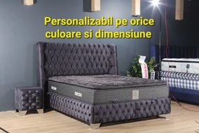PAT MATRIMONIAL PORTO 160 x 200 Cu SALTEA INCLUSA personalizabil pe culori si dimensiuni