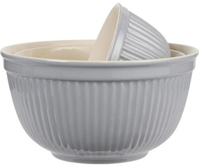 IB Laursen Boluri ceramice Culoare gri, MYNTE FRENCH GREY, set 3 buc