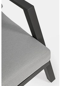 Set mobilier de grădină gri din aluminiu pentru 4 persoane Harley – Bizzotto