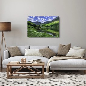 Tablou - Peisaj cu un lac (90x60 cm)