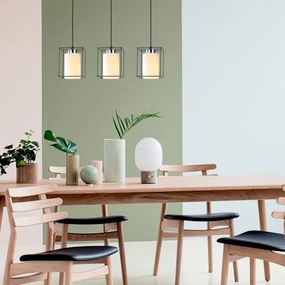 Lustră pe cablu SWANK 3xE27/100W/230V