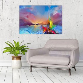 Tablou - Apus de soare (90x60 cm)