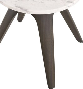 Masuta laterala design LUX cu blat din marmura italiana Borre 40cm