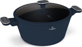 Oala cu capac Berlinger Haus Deep Sea BH 8378, 28 cm, antiaderentă