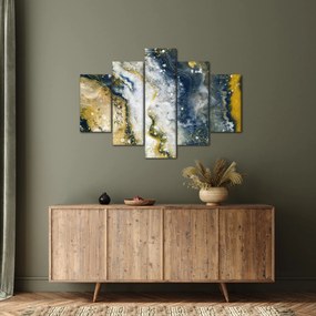 Tablou - Abstract auriu (150x105 cm)