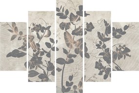 Tablou - Frunze texturate (150x105 cm)
