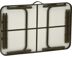 Masă de camping în finisaj de lemn, 90 x 60 x 30cm
