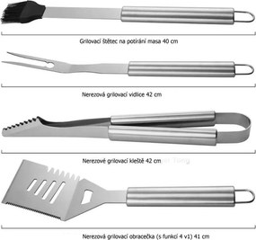 Set de 27 de piese de ustensile pentru grătar Avenberg Element