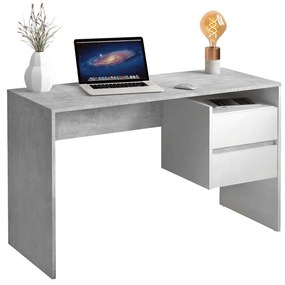 Masă PC Titanes (beton + alb) . 1116530