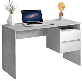 Masă PC Titanes (beton + alb) . 1116530