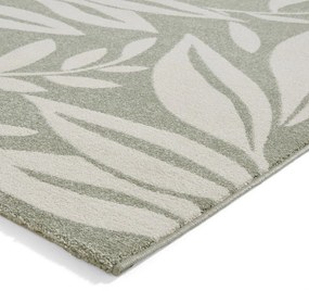 Covor verde deschis 160x230 cm Sorral Leaves – Catherine Lansfield