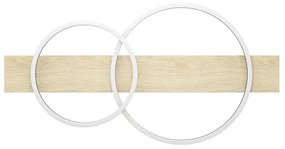 Plafonieră LED Eglo 901716 BOYAL 2xLED/12W/230V 3000K bej/negru