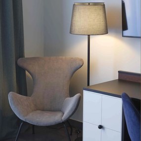 Lampadar / Lampa de podea moderna design elegant SAVOY neagra