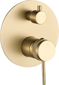 Set de dus incastrat Rea Lungo Grip Gold Brush + BOX