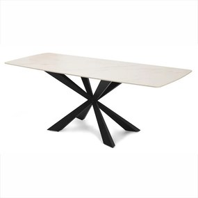 Masă de dining AVENBERG ATLAS 200 Alb