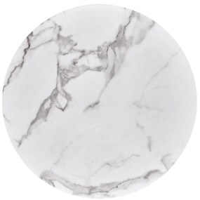 Masa Morata marmura alba / auriu – Ø79 x h74 cm