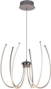 Rabalux 2434 - Lustră LED ALISHA LED/62W/230V argintiu