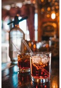 Set 6 paie din sticlă Vialli Design, lungime 15 cm