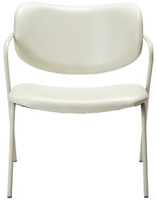 Fotoliu crem din imitație de piele Zed – DAN-FORM Denmark