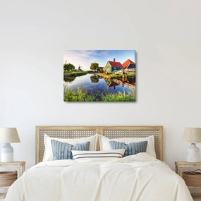 Tablou cu mori din Olanda (70x50 cm)