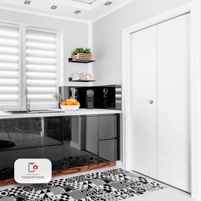 Usa de interior plianta   pliabila BETA ST, 140-160, Alb, Folie Decor, 780 x 2070