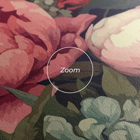 Tablou Canvas, 30x40cm, Dormitor si Living, Flori, Bujori, Pretty Artistic Peony