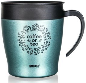 Banquet Cană termică de călătorie TAZZA 330 ml,verde-gri