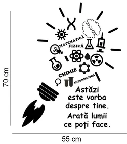 Sticker perete Astazi este vorba despre tine