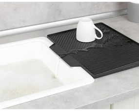 Scurgător vase Wenko Nelia, 34 x 40 cm, gri