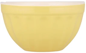 Bol galben din ceramica pentru musli MYNTE LEMONADE