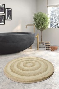 Covoraș de Baie Round, Ø 90 cm, Crem
