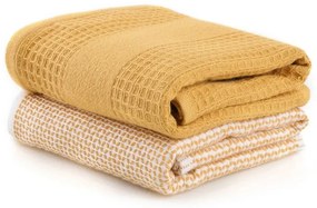 Prosoape galbene 2 buc. gofrate 40x60 cm Betty – Foutastic