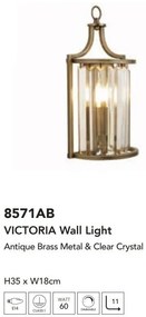 Aplica de perete traditionala stil clasic Victoria alama antic