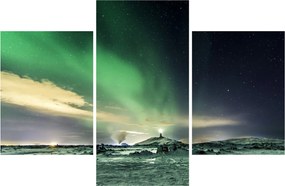 Tablou cu Aurora Borealis (90x60 cm)