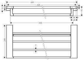 Portprosop multiplu, Hansgrohe, AddStoris, auriu