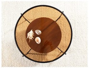 Măsuță de cafea Teramo B, maro / nuc