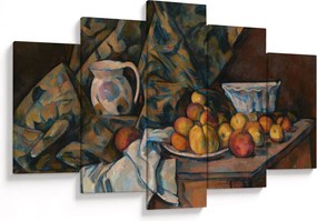 Tablou - Paul Cézanne, Still Life with Apples and Peaches, reproducere (150x105 cm)