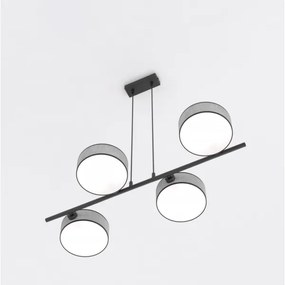 Lustră pe cablu DRUMZ 4xE14/10W/230V gri