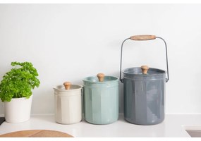 Containere din oțel pentru deșeuri compostabile în set de 3 - Kitchen Craft