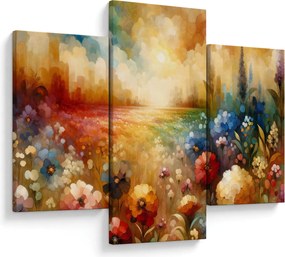 Tablou - Pajiște colorată (90x60 cm)