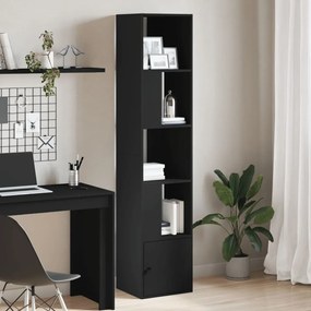 848242 vidaXL Bibliotecă, negru, 40x36x189 cm, lemn prelucrat