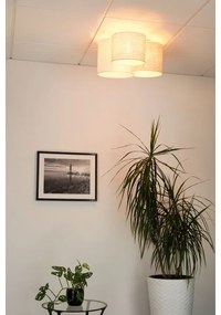 Brilagi - Plafonieră SNAKE 3xE27/15W/230V gri/crem