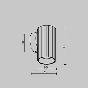 Aplica ambientala stil minimalist Calipso alama