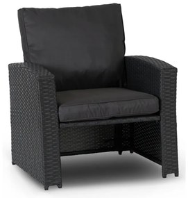 JAKS Mobilier ratan gri închis Florida