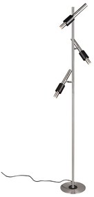 Lampadar negru-argintiu LED (înălțime 150 cm) Ikaris – Trio Select