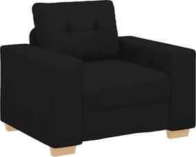 vidaXL Canapea Scaun Negru 100x78x80 cm Tesatura