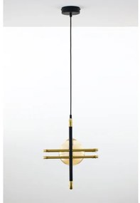 Lustră pe cablu Jupiter 2025 FIORI 1xG9/10W/230V negru/auriu/bej