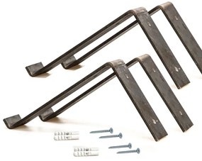 SET 2x raft de perete din molid