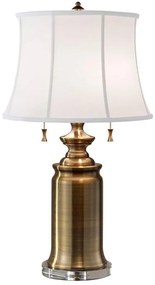 Lampă de masă Feiss FE-STATEROOM-TL-BB STATEROOM 2xE27/60W/230V alamă